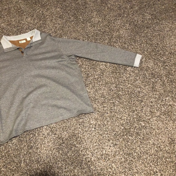 HAGGAR MENS LONG SLEEVE HALF ZIP SWEATER SIZE XL - Picture 3 of 4